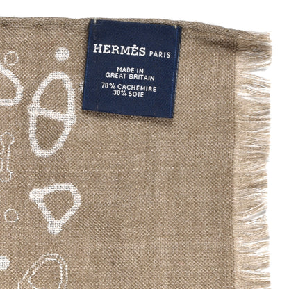Hermes Cashmere Silk Stole 5 of 5