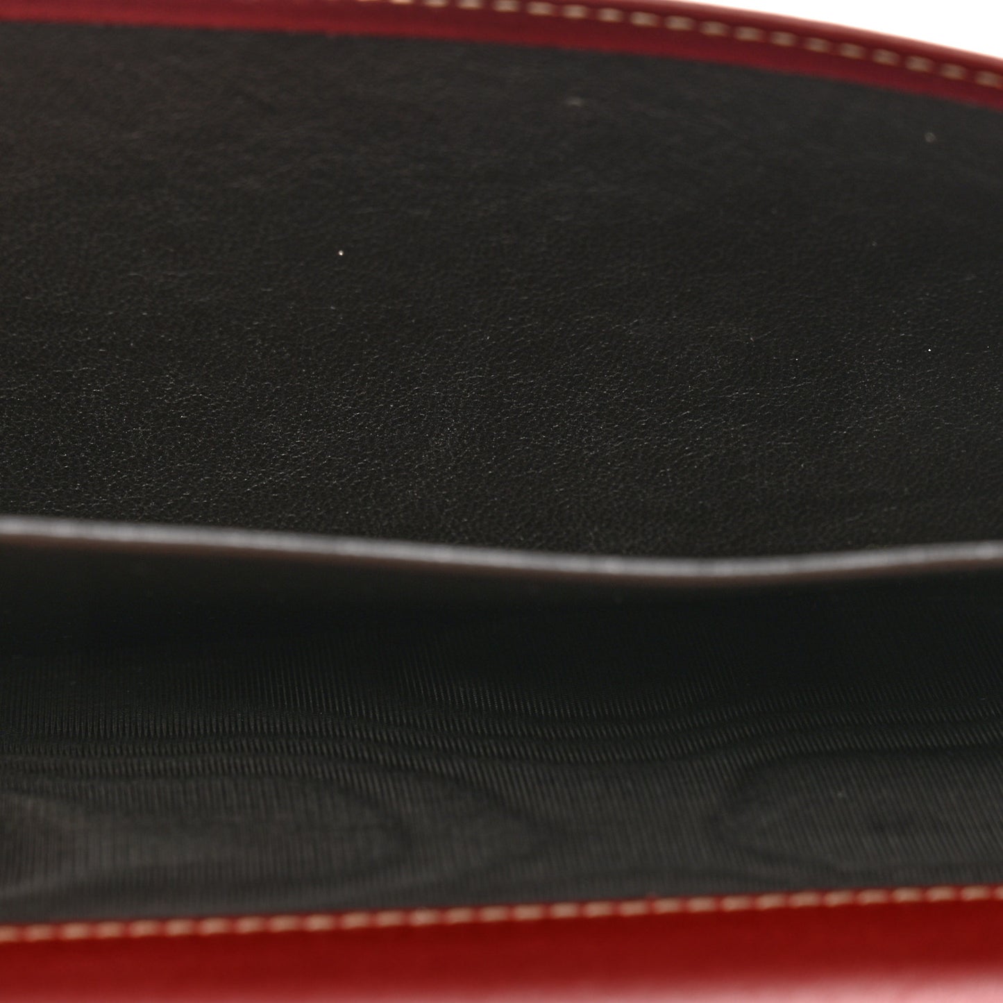 Guccissima Margaux Calfskin Metal Bar Continental Flap Wallet Dark Red