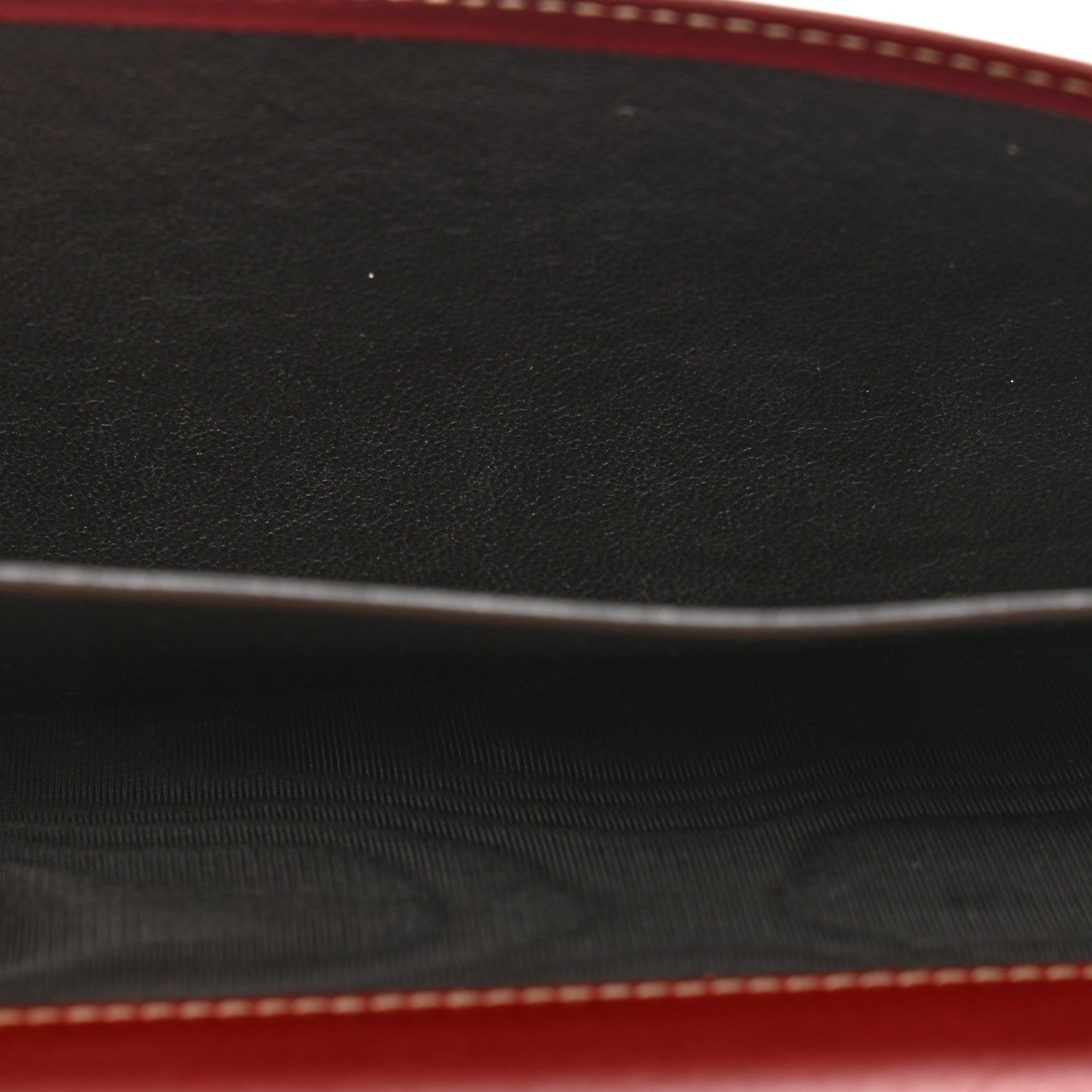 Gucci Guccissima Margaux Calfskin Metal Bar Continental Flap Wallet Dark Red 8 of 15