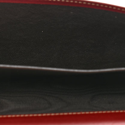 Gucci Guccissima Margaux Calfskin Metal Bar Continental Flap Wallet Dark Red 8 of 15
