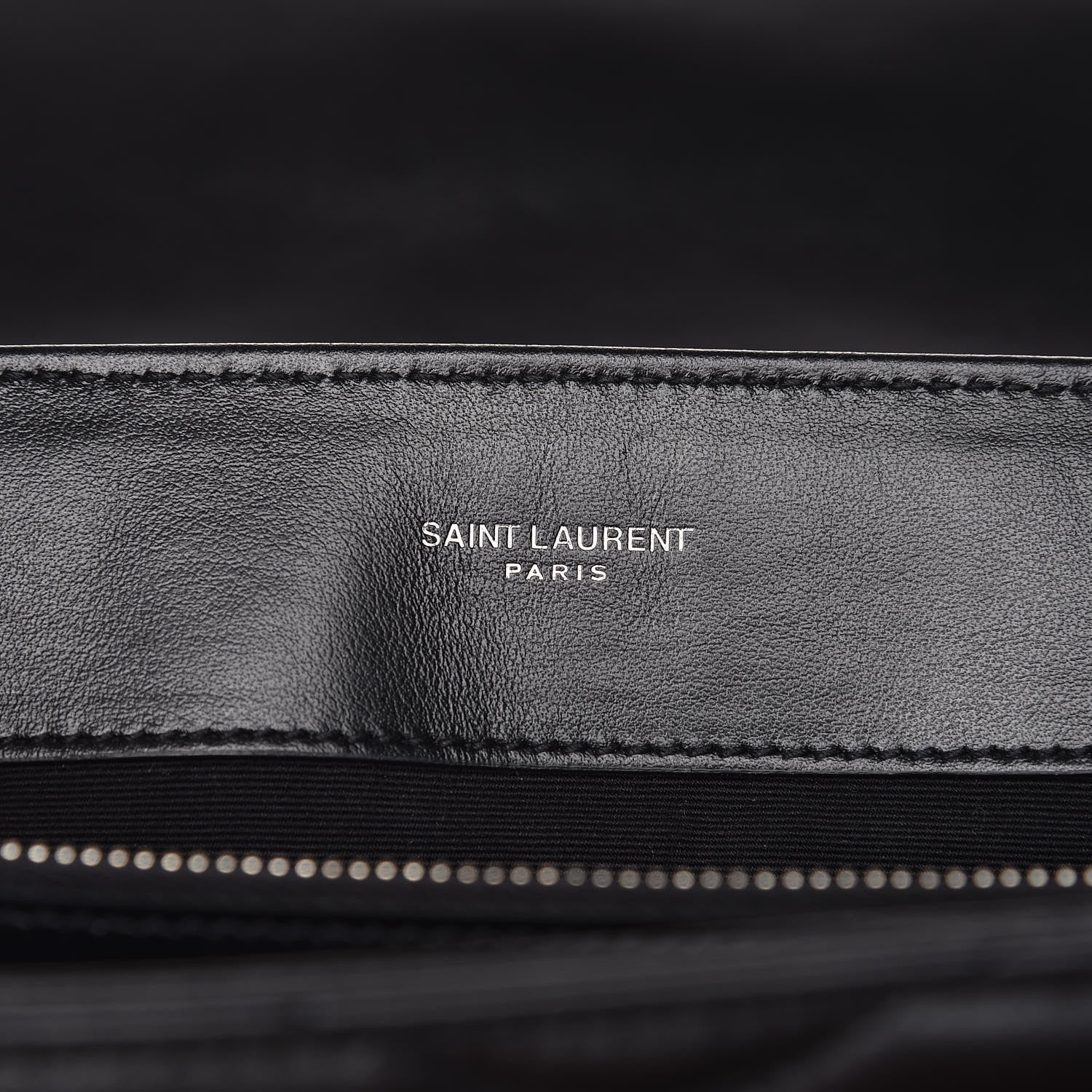 Saint Laurent Calfskin Y Quilted Monogram Medium Loulou Chain Satchel Black 6 of 9