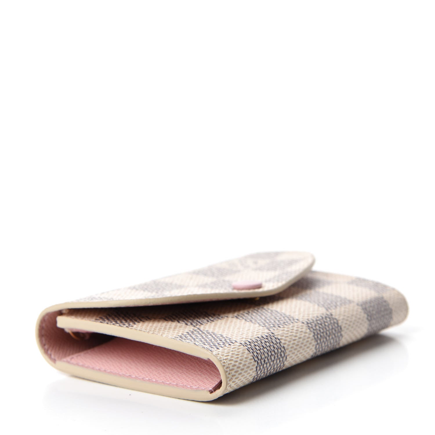 Louis Vuitton Damier Azur Rosalie Coin Purse Rose Ballerine 4 of 8