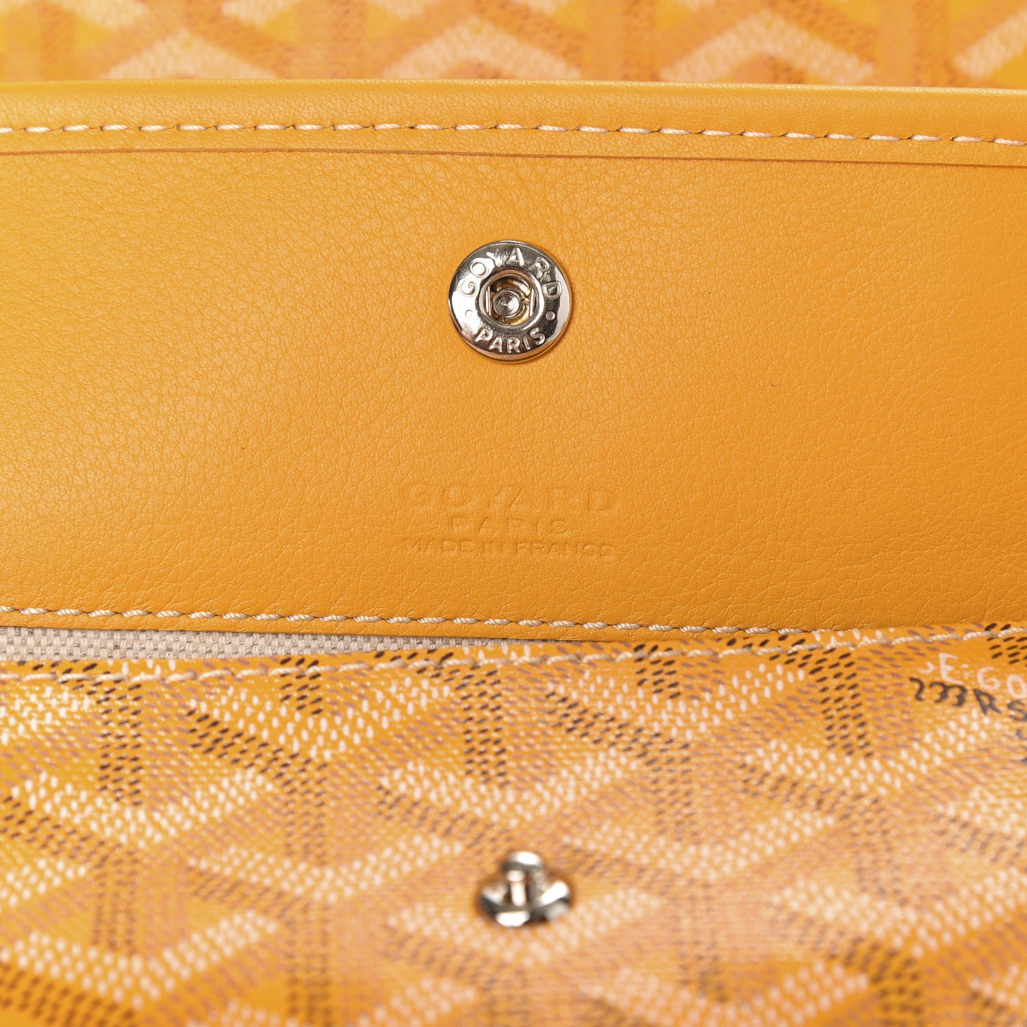Goyard Goyardine Saint Louis GM Yellow 6 of 10
