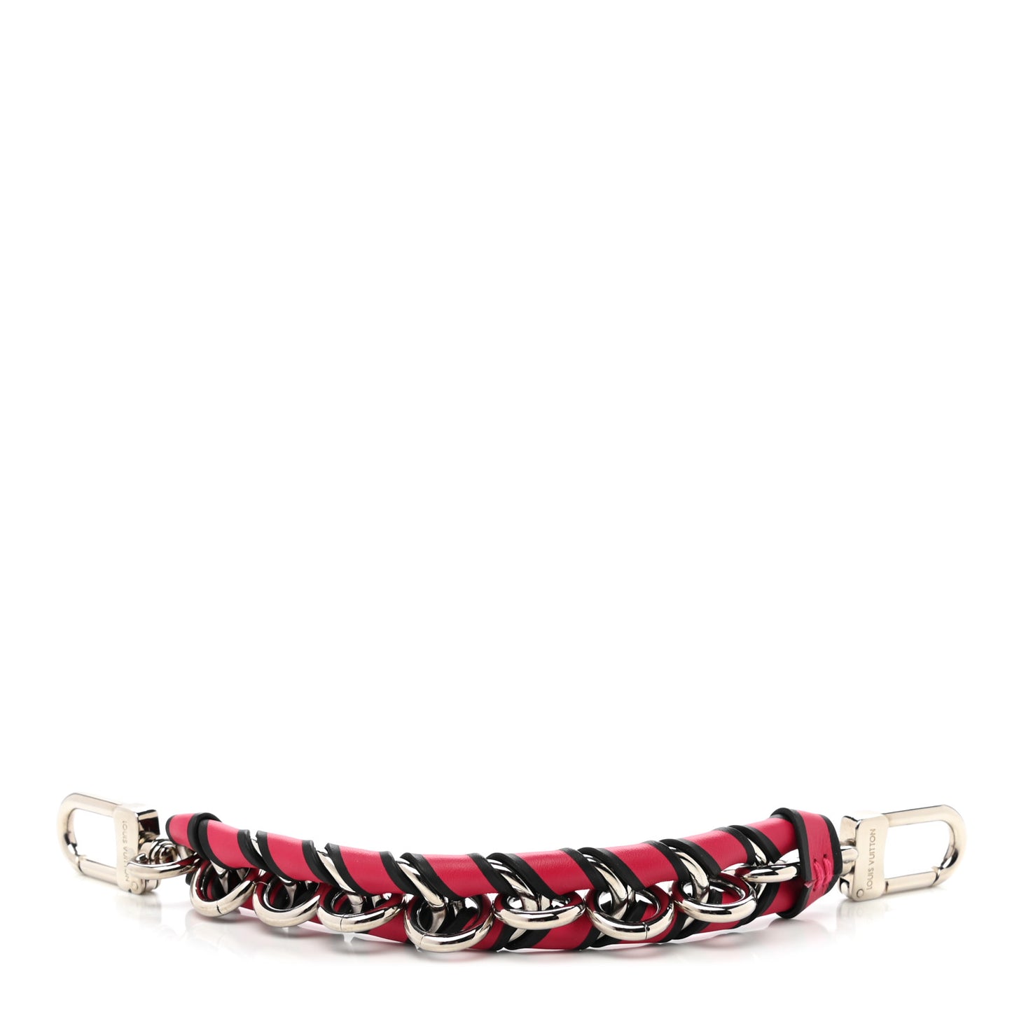 Calfskin Twist Braided Shoulder Bag Chain Strap
