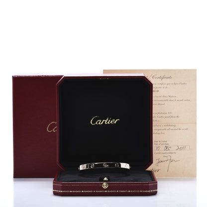 Cartier 18K Pink Gold LOVE Bracelet 17 5 of 5