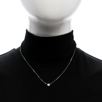 Cartier 18K Yellow Gold Diamond SM D'Amour Pendant Necklace 2 of 5
