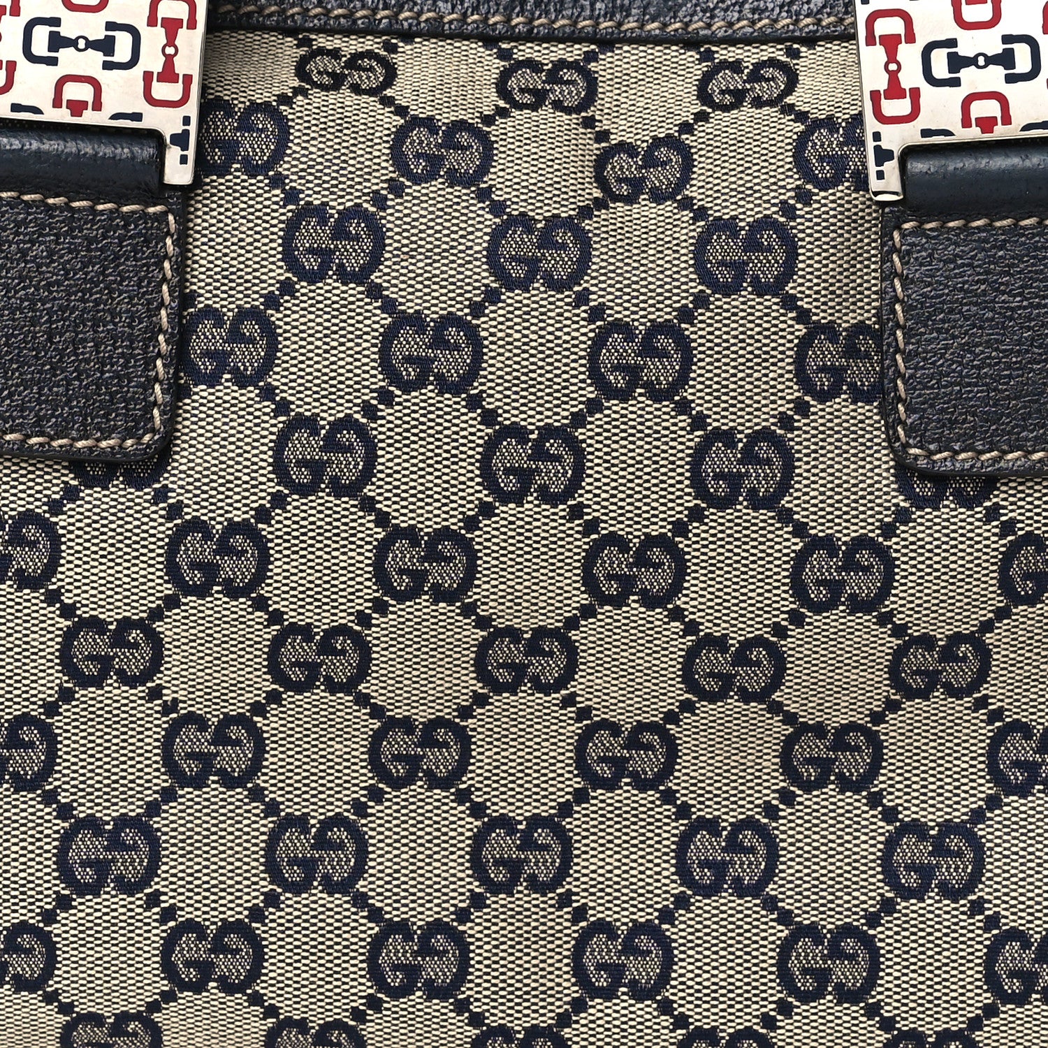 Gucci GG Monogram Web Pop Tote Navy 8 of 10