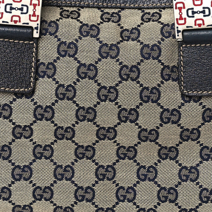 Gucci GG Monogram Web Pop Tote Navy 8 of 10