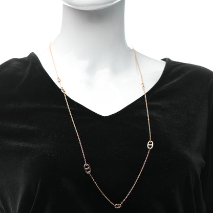 Hermes 18K Rose Gold Farandole Necklace 80 2 of 5