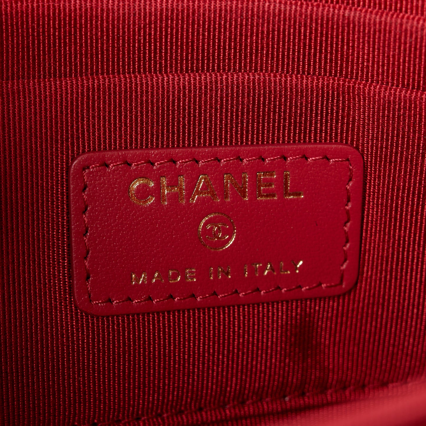 Shiny Goatskin Quilted Small Chanel 19 Pouch With Handle Black