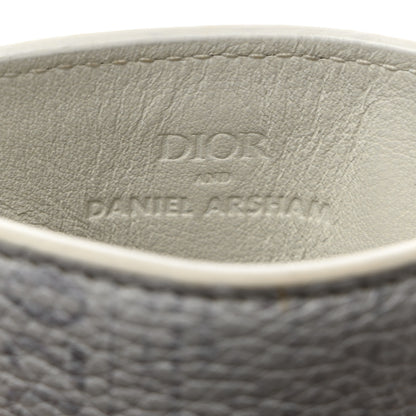 Christian Dior X DANIEL ARSHAM Grained Calfskin Newspaper Phone Holder White 6 of 10