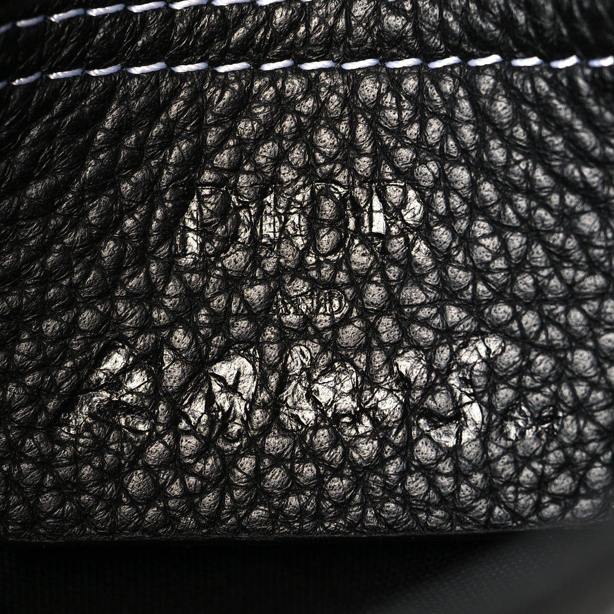 Christian Dior X KAWS Grained Calfskin Bee Saddle Pouch Black 6 of 10