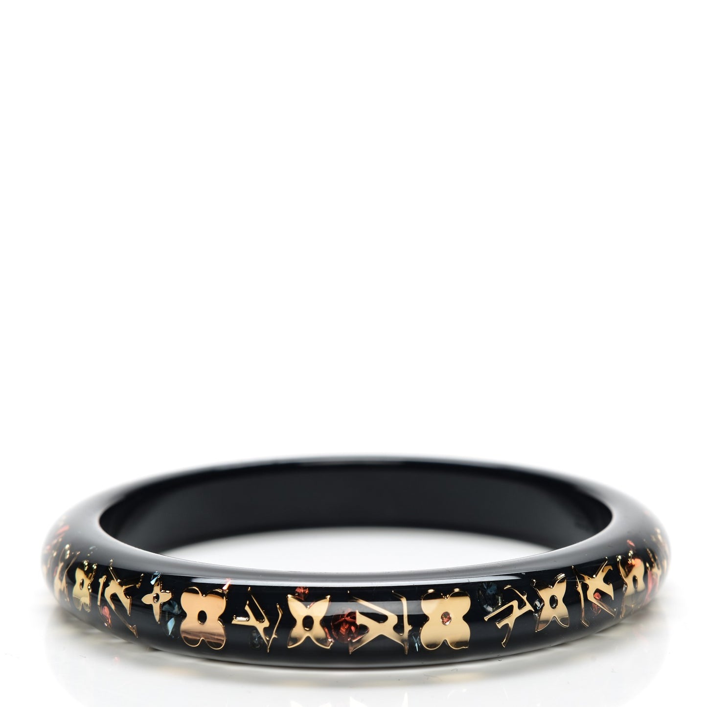 Resin Swarovski Medium Inclusion Bracelet PM Navy