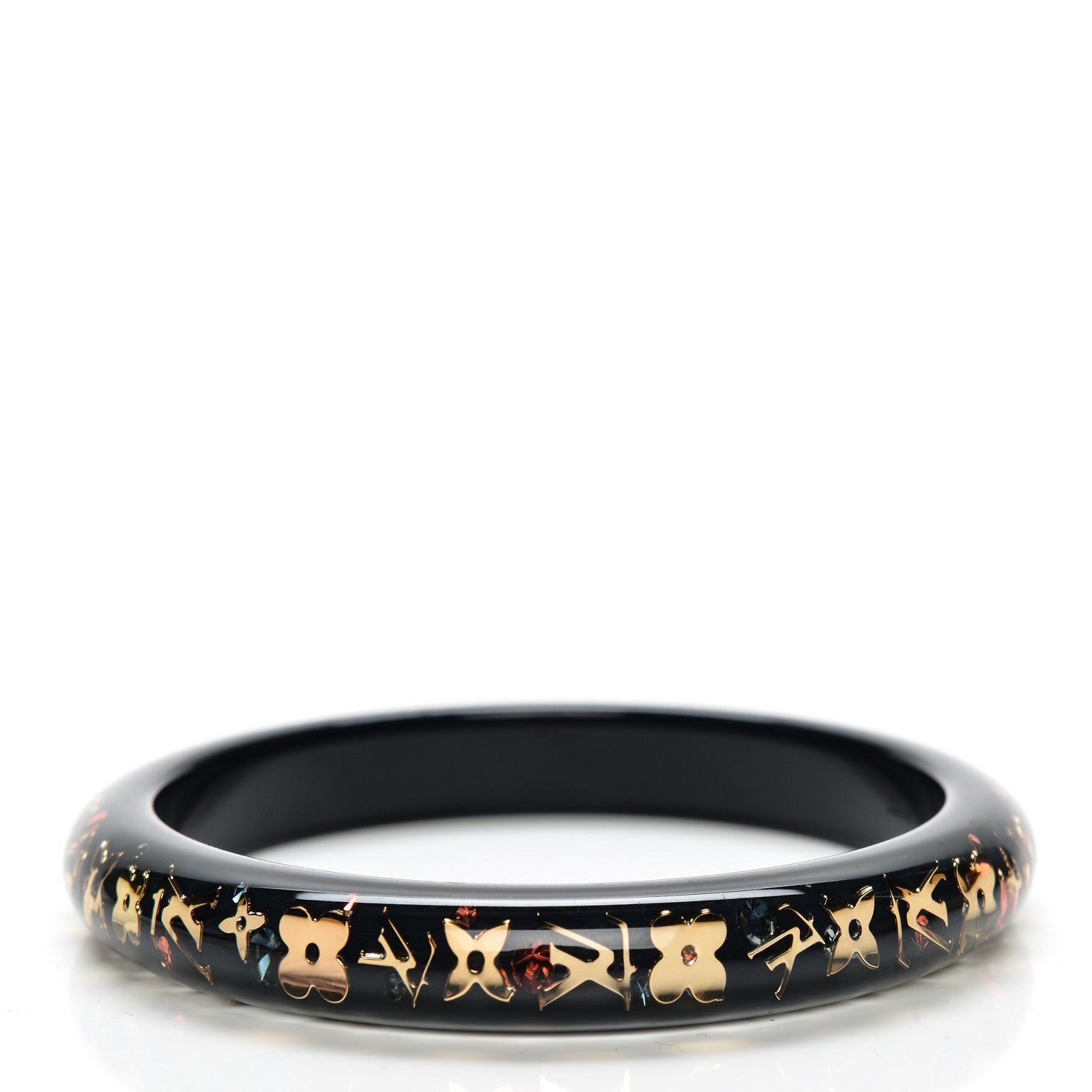 Louis Vuitton Resin Swarovski Medium Inclusion Bracelet PM Navy 3 of 4