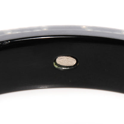 Chanel Resin Pearl Coco Bangle Black 3 of 5