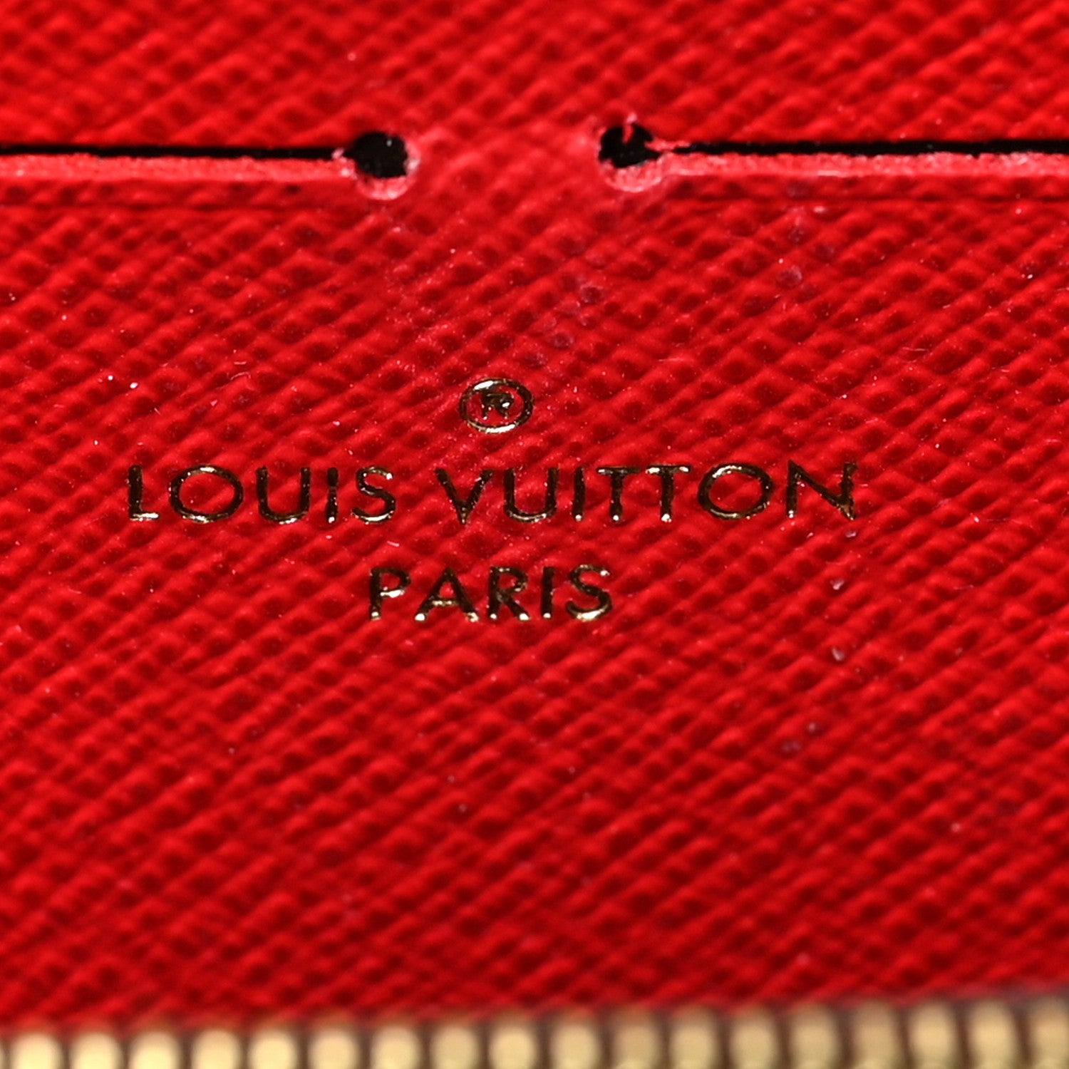 Louis Vuitton Damier Ebene Clemence Wallet Cherry 6 of 6