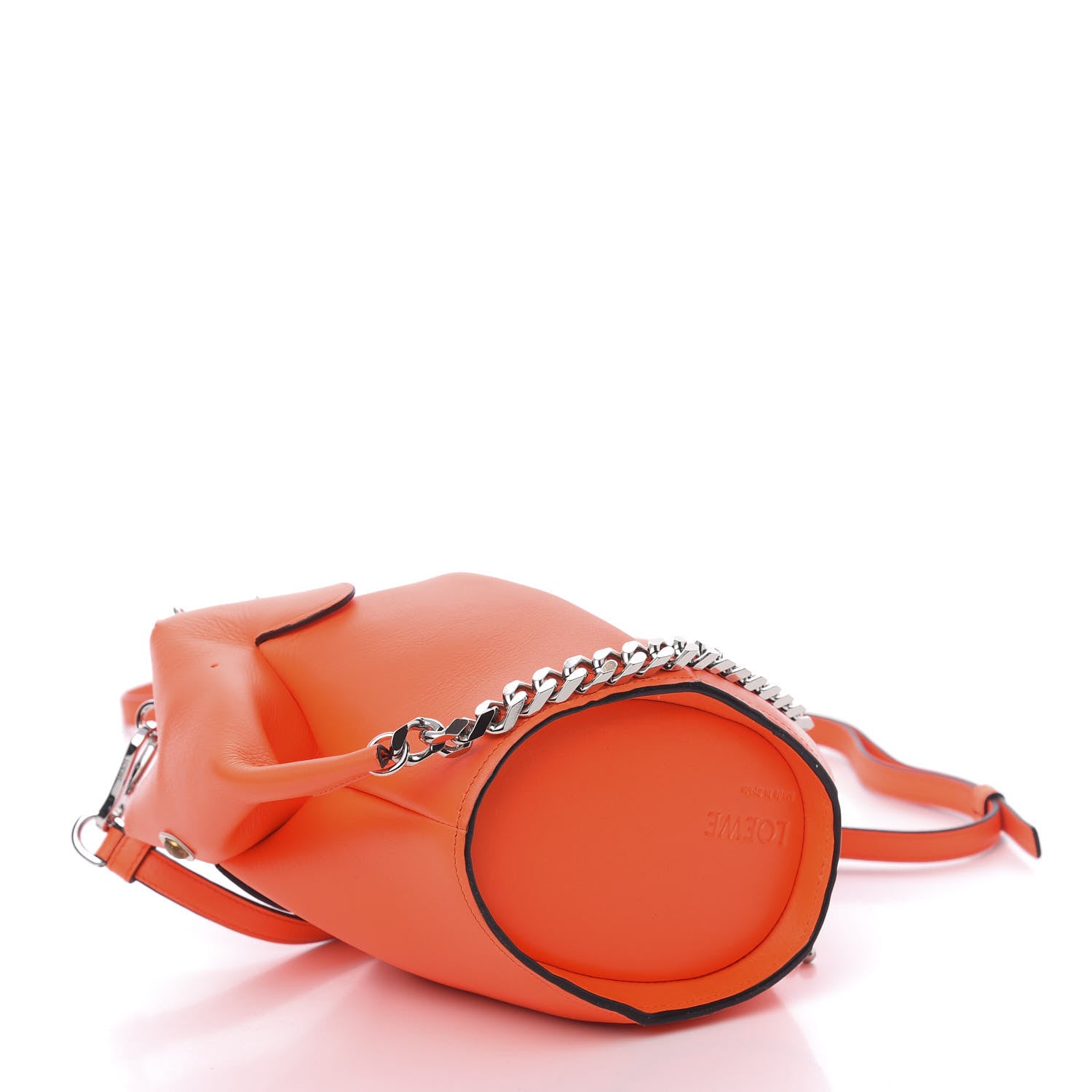 Loewe Calfskin Mini Punk Elephant Crossbody Bag Orange 4 of 10