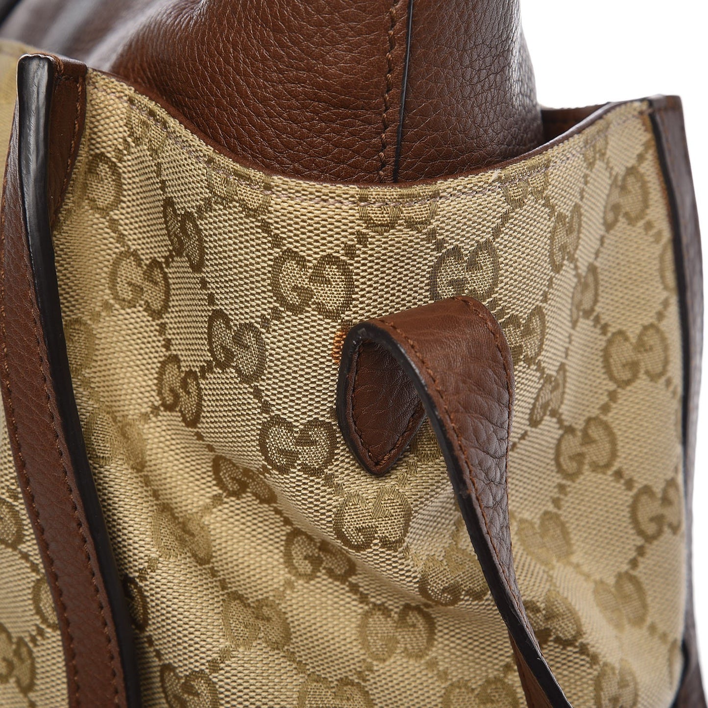 Monogram Ramble Layered Tote Brown