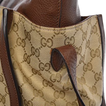 Gucci Monogram Ramble Layered Tote Brown 8 of 9