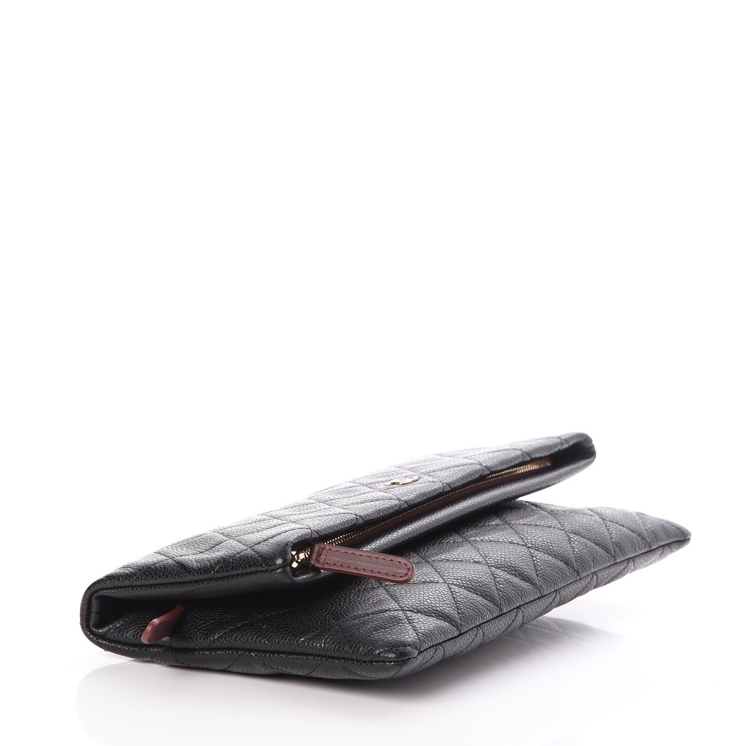 Chanel Caviar Quilted CC Beauty Clutch Black 4 of 7