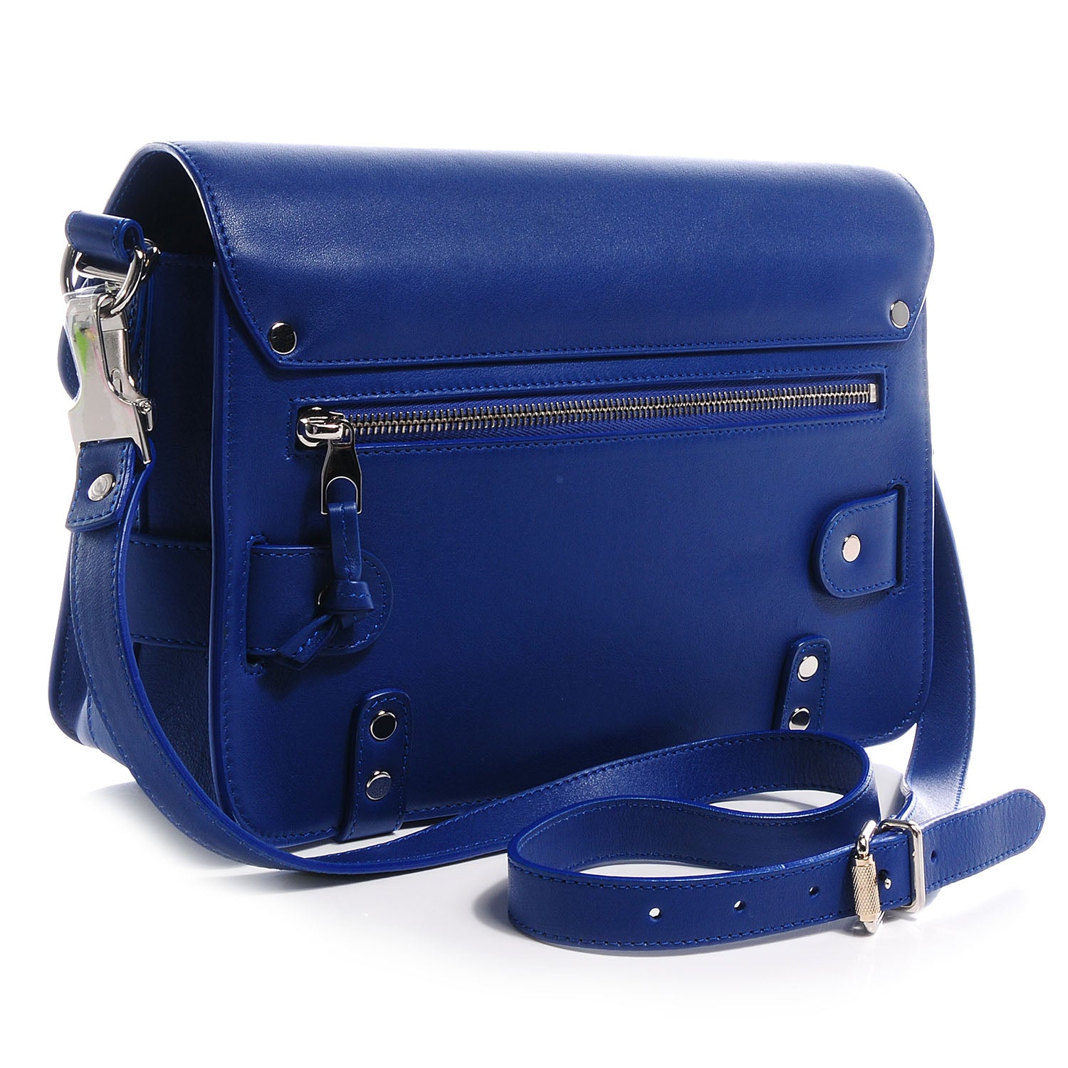 Proenza Schouler Smooth Calf PS11 Classic Shoulder Bag Royal Blue 3 of 9