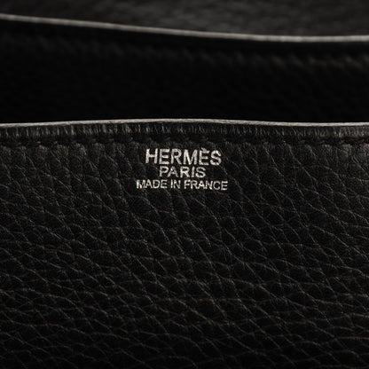 Hermes Taurillon Clemence Steve 37 Black 6 of 8