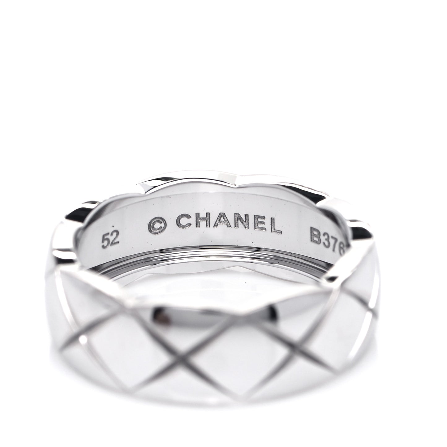 18K White Gold Small Coco Crush Ring 52 6