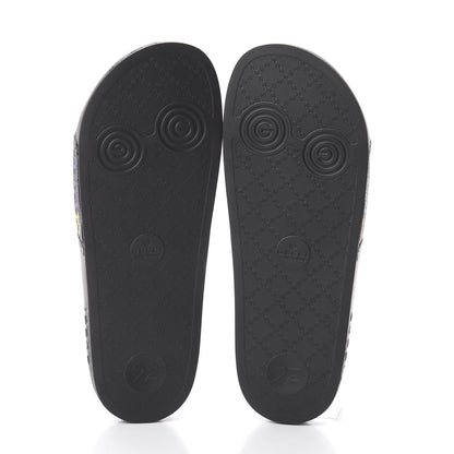 Gucci GG Supreme Monogram Psychedelic Mens Slide Sandals 9 Black Multicolor 6 of 6
