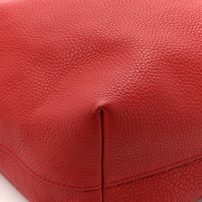 Prada Vitello Daino Shopping Tote Fuoco 14 of 17
