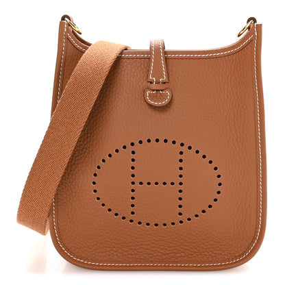 Hermes Taurillon Clemence Evelyne TPM Gold 1 of 11