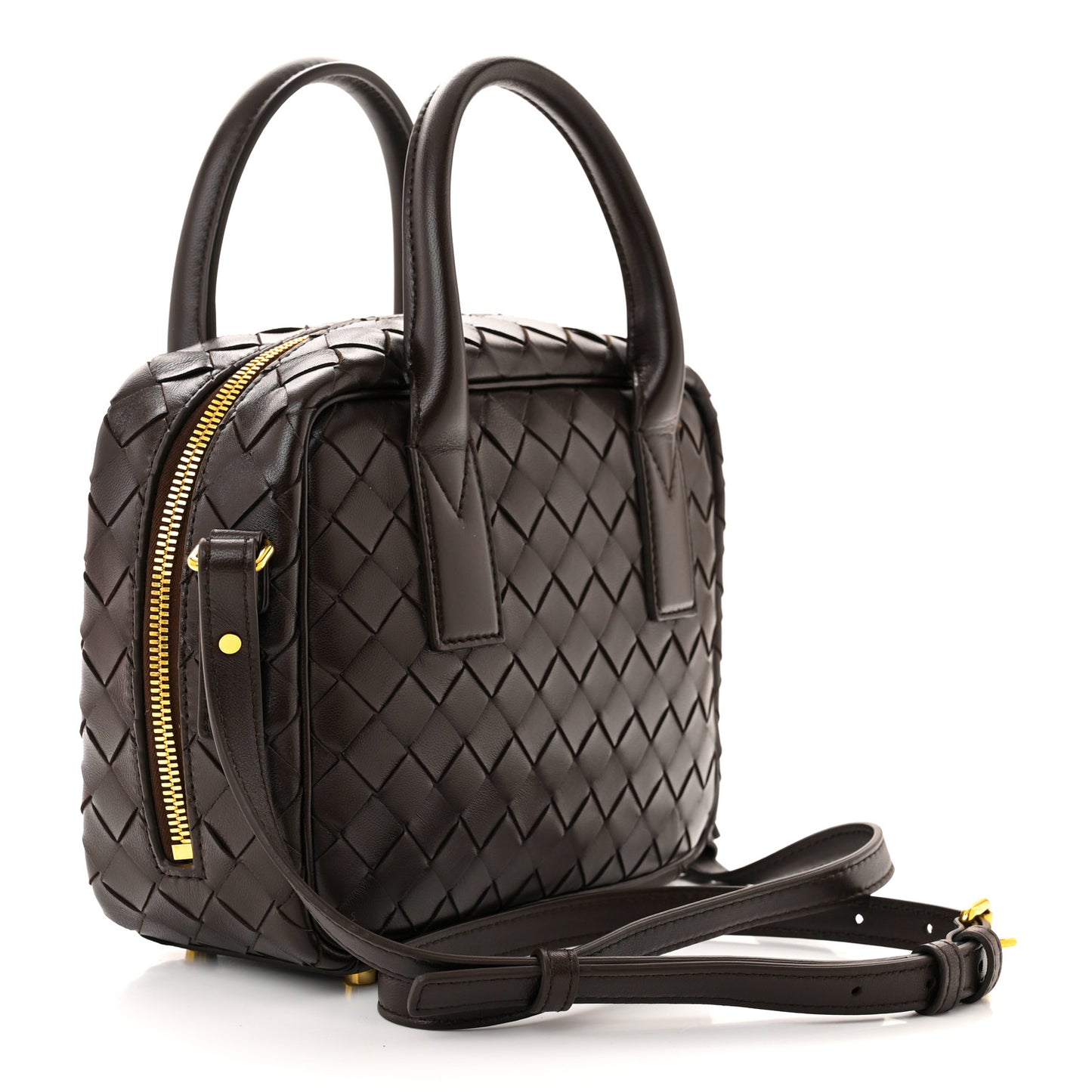 Lambskin Intrecciato Small Getaway Fondant