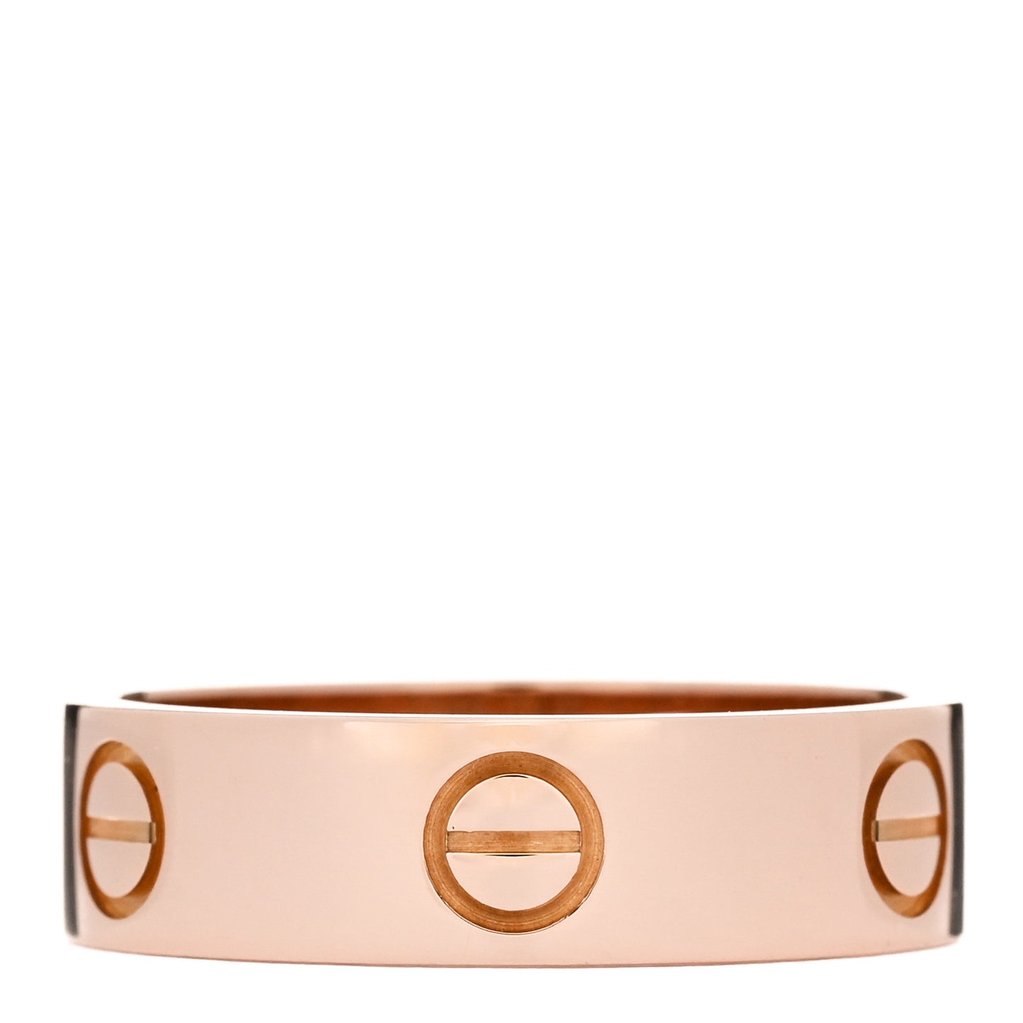 18K Pink Gold 5.5mm LOVE Ring 56 7.75