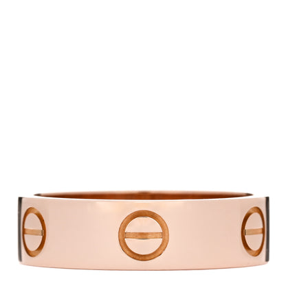 Cartier 18K Pink Gold 5.5mm LOVE Ring 56 7.75 3 of 4