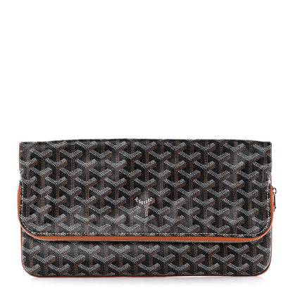 Goyard Goyardine Sainte Marie Soft Clutch Black Gold 1 of 10