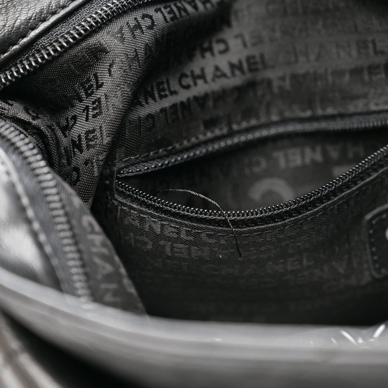 Chanel Lambskin Stitched Medium Ultimate Soft Tote Black 10 of 12