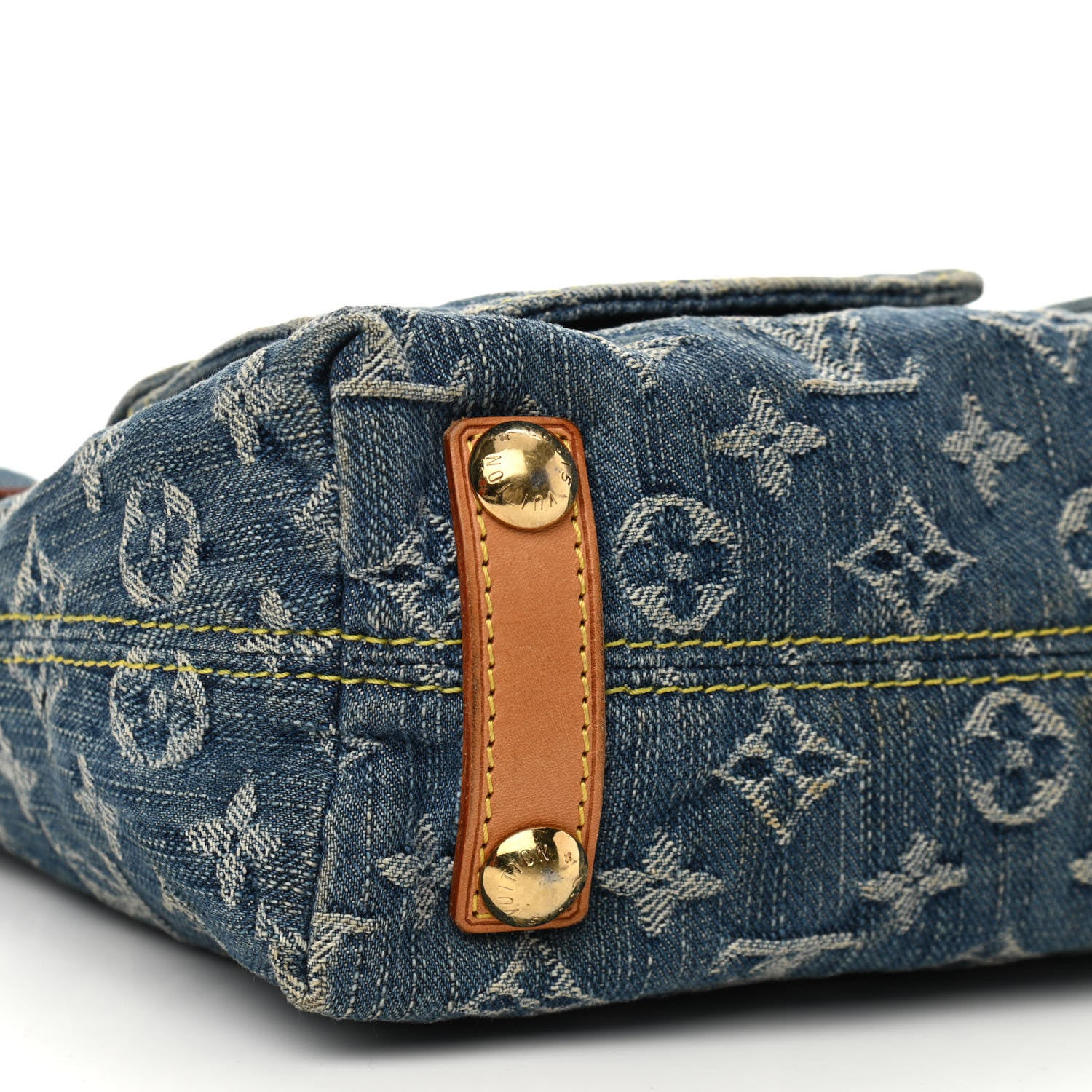 Louis Vuitton Monogram Denim Baggy PM Blue 9 of 17