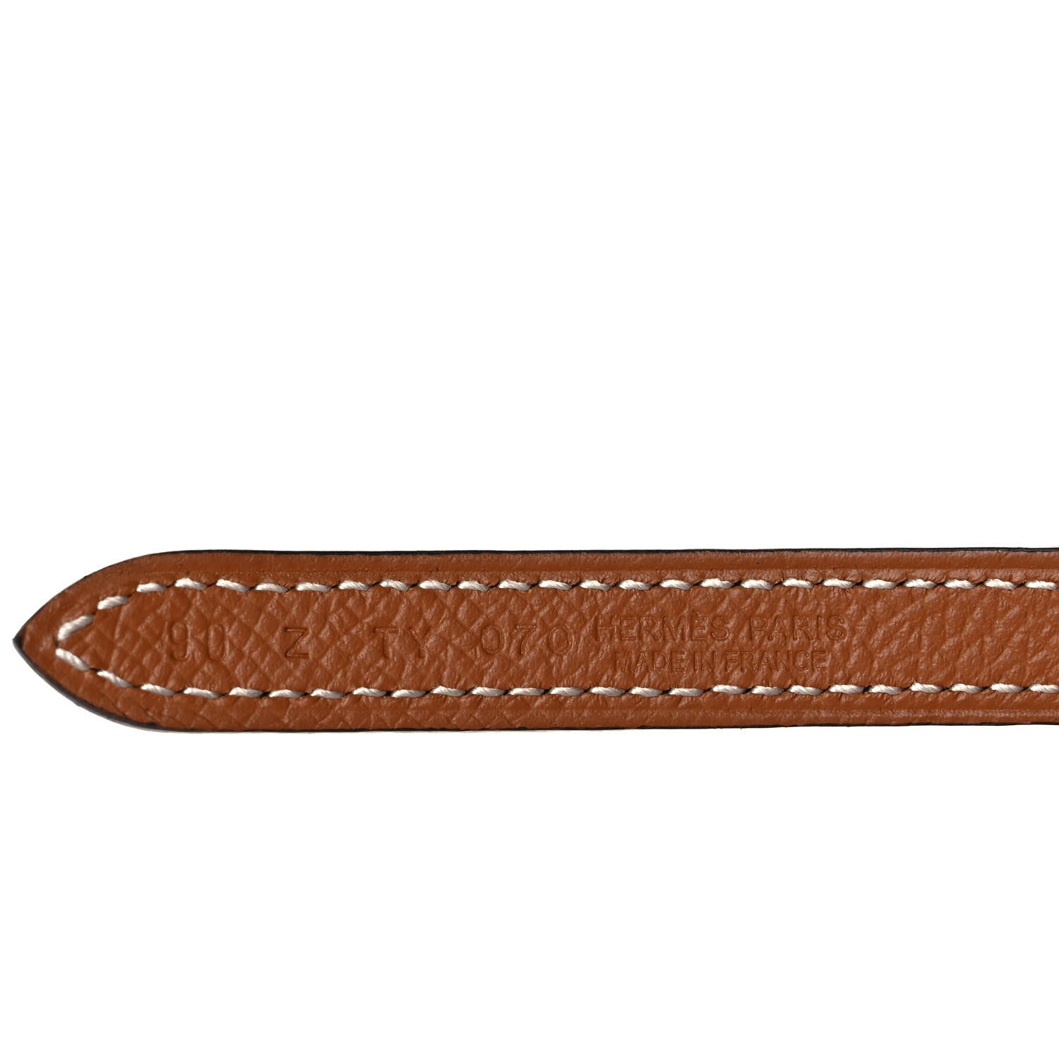 Hermes Swift Epsom 13mm Focus Belt 90 Black Gold 3 of 4