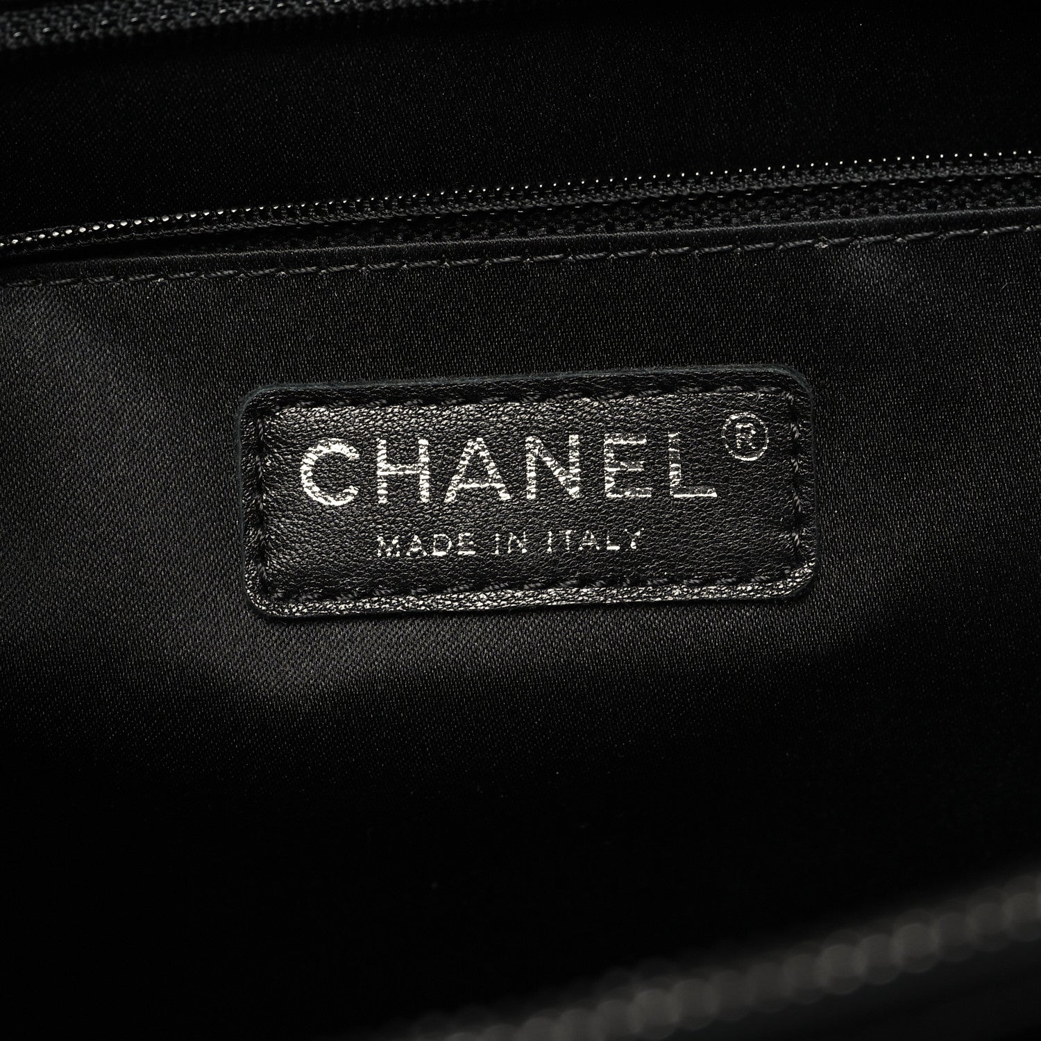 Chanel Caviar Quilted XL Grand Shopping Tote GST Black 7 of 11