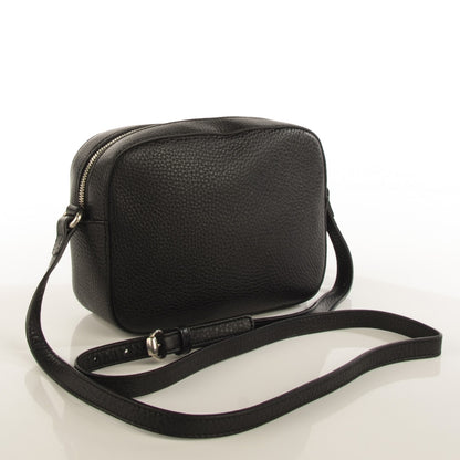 Gucci Pebbled Calfskin Studded Small Soho Disco Bag Black 3 of 7