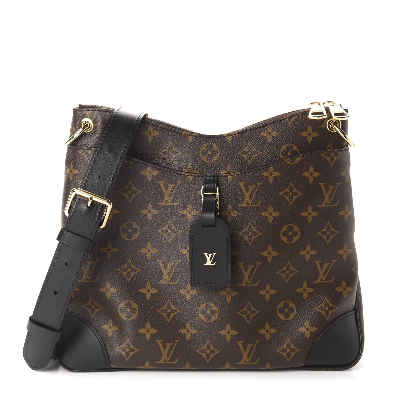 Louis Vuitton Monogram Odeon MM Black 1 of 10