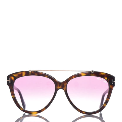 Tom Ford Livia Cat Eye Sunglasses TF518 Tortoise 3 of 8