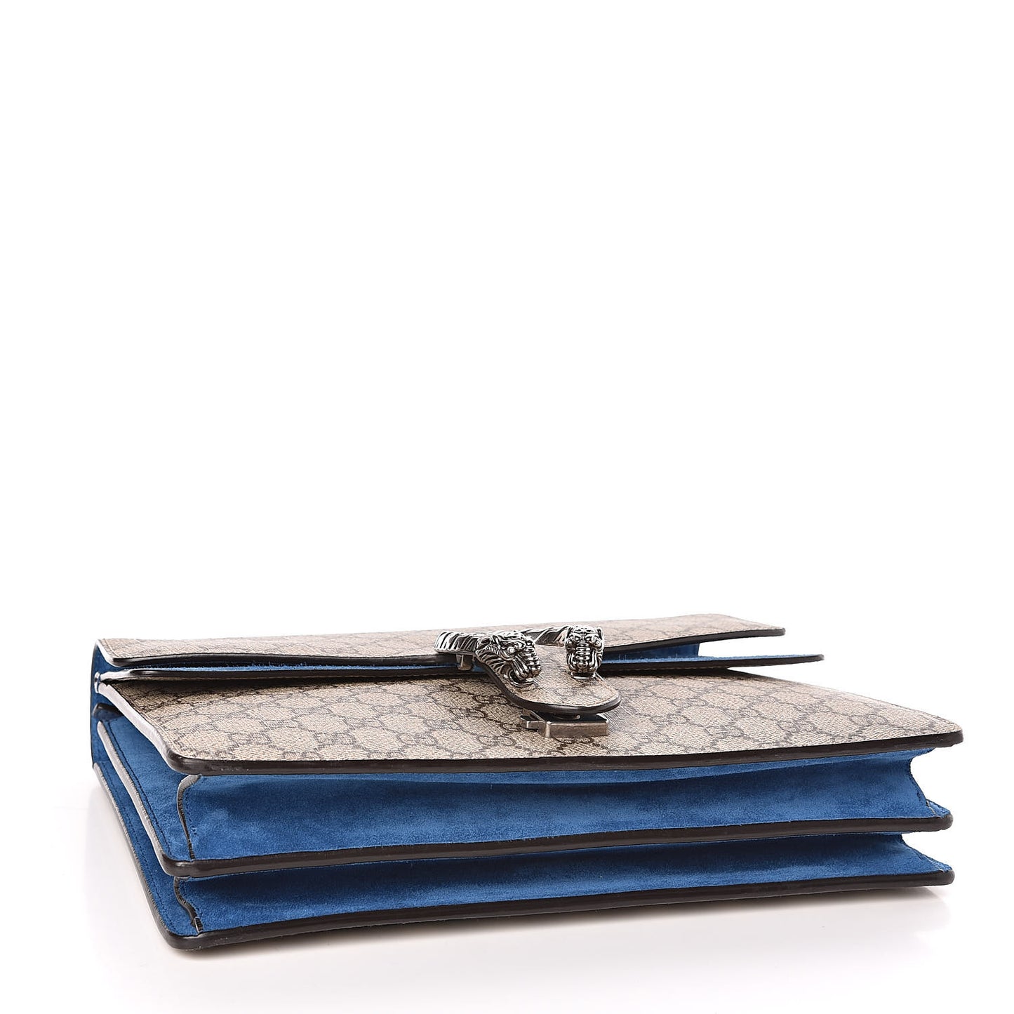 GG Supreme Monogram Medium Dionysus Shoulder Bag Blue