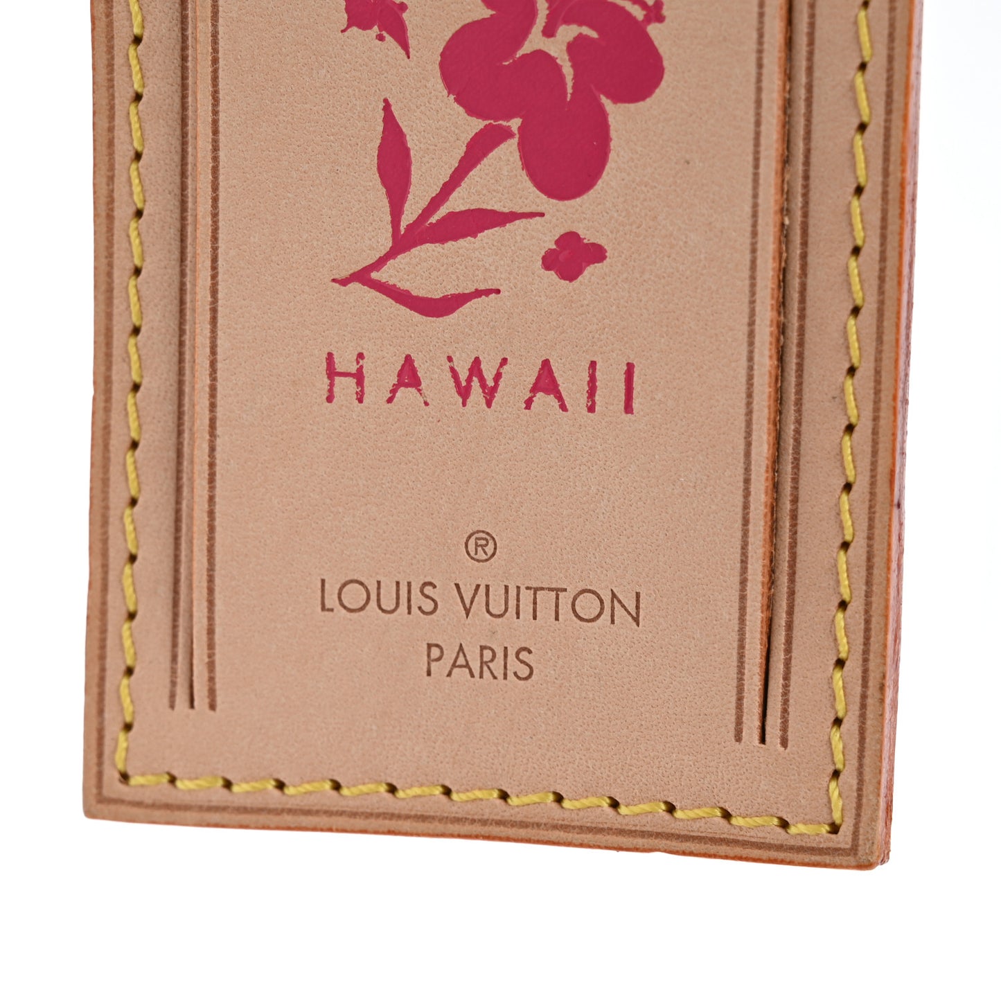 Vachetta Hawaii Luggage Tag