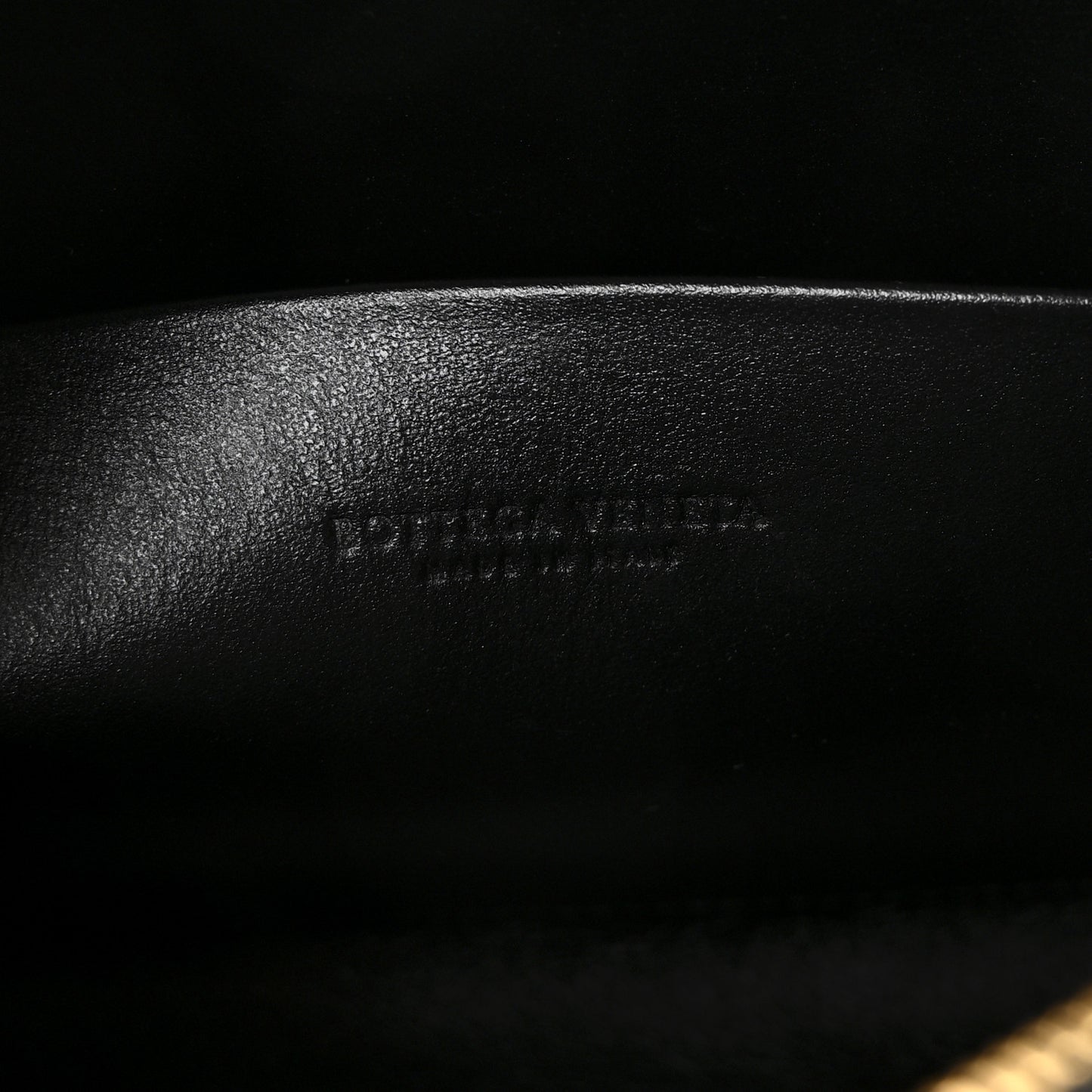 Nappa Intrecciato Small Loop Camera Bag Black