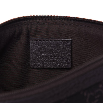 Gucci Monogram Zip Pouch Dark Brown 6 of 10