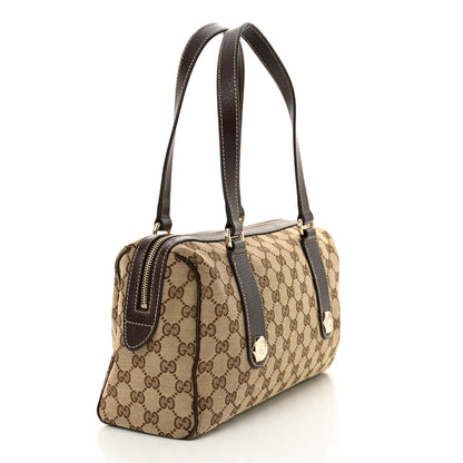 Gucci Monogram Small Charmy Boston Dark Brown 3 of 15