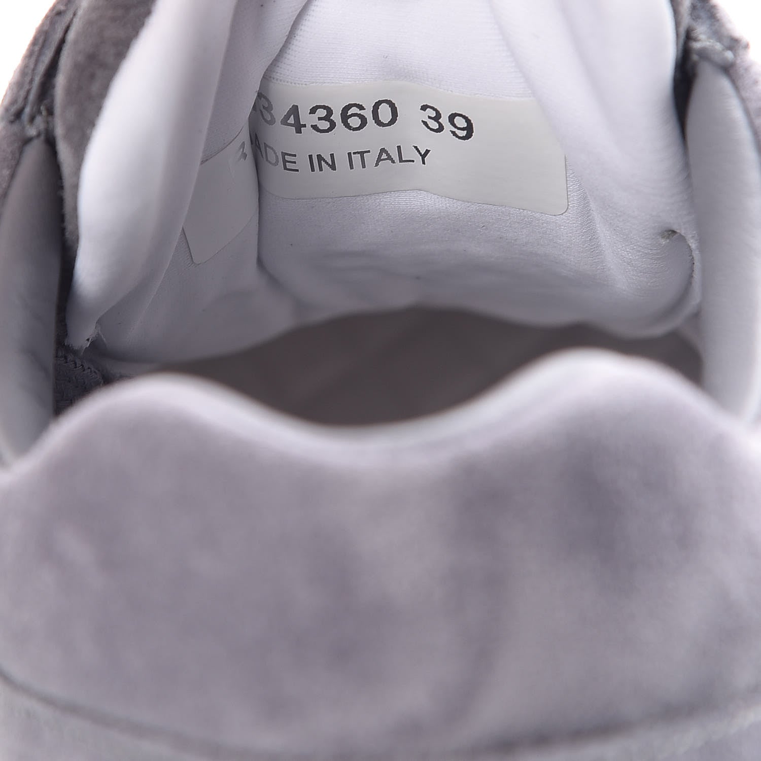 Chanel Suede Calfskin CC Sneakers 39 Grey 7 of 9