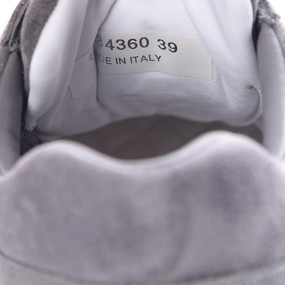 Chanel Suede Calfskin CC Sneakers 39 Grey 7 of 9