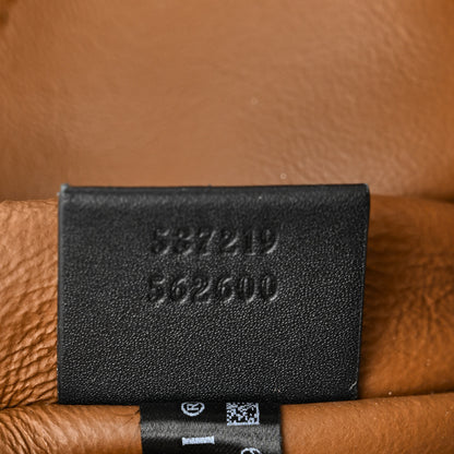 Gucci Suede Patent Large Rajah Chain Tote Nocciola Black 9 of 14