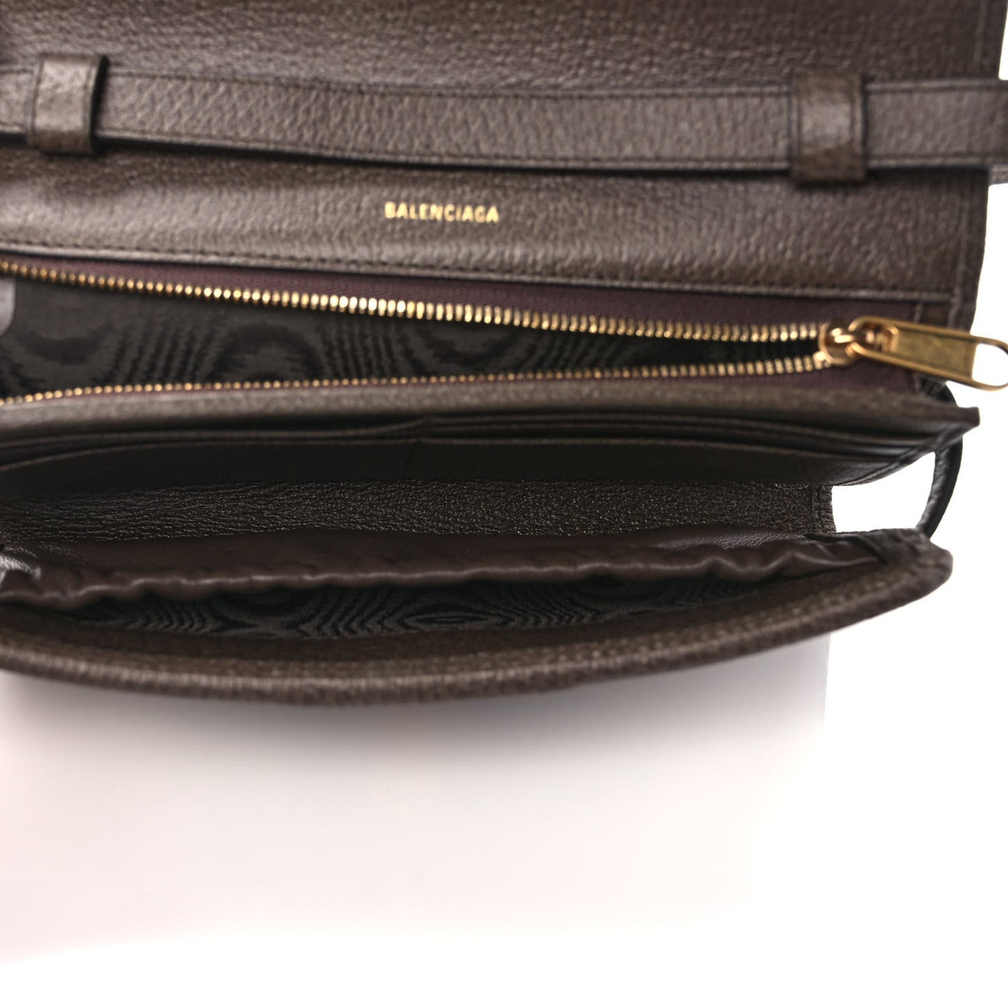 X BALENCIAGA BB Supreme Monogram Web Ophidia Crossbody Wallet Beige New Acero